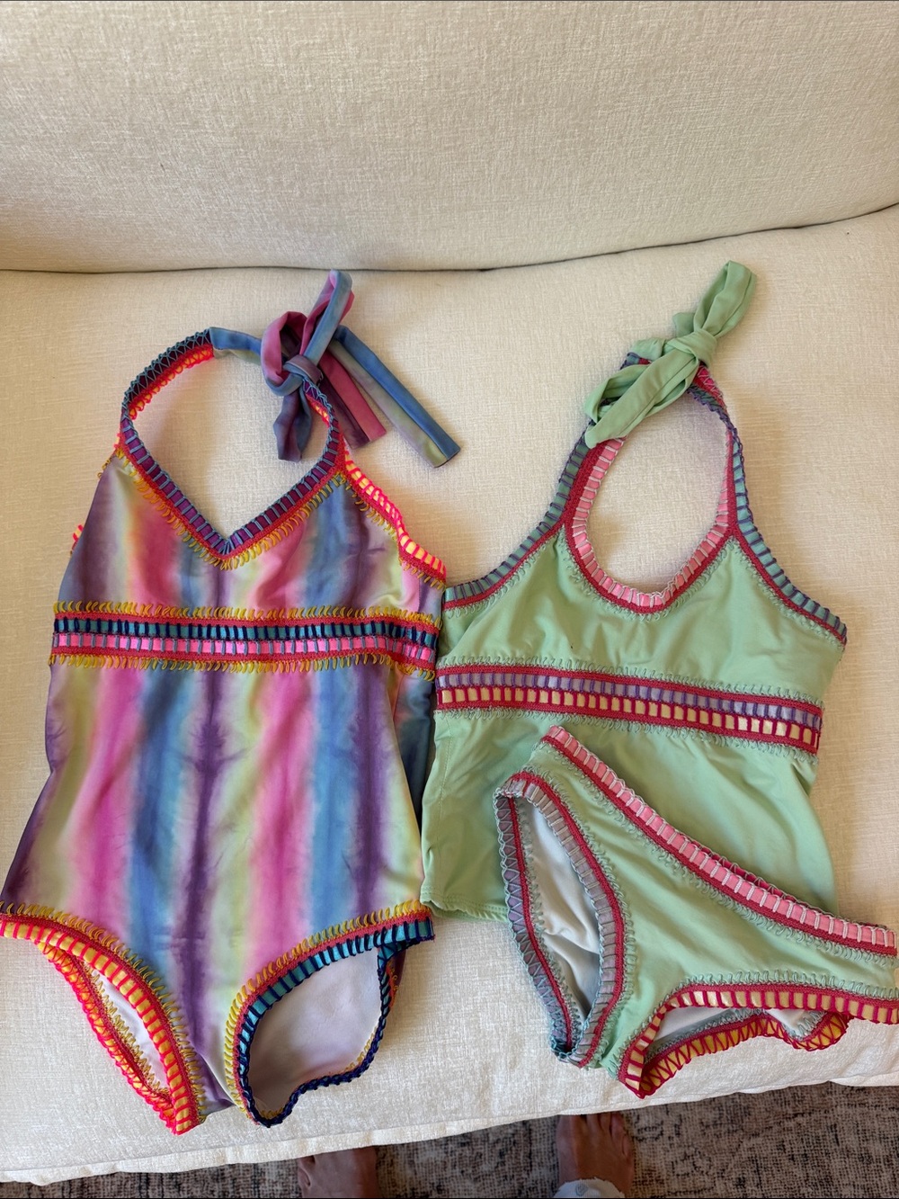 Girls PQ Swim - 2 suits Size 10